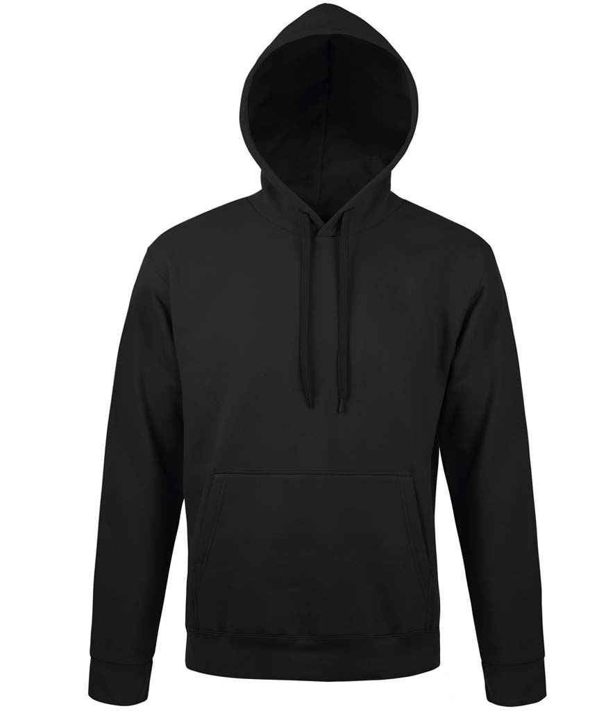 SOL'S Unisex Snake Hooded Sweatshirt Black