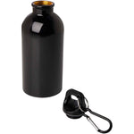 Oregon 400 ml RCS certified single wall stainless steel water bottle with carabiner