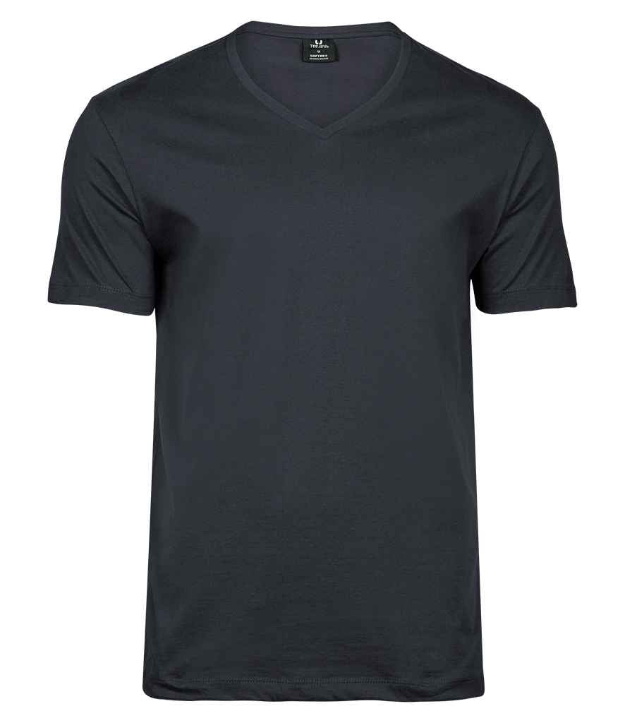 Tee Jays V Neck Sof T-Shirt Dark Grey