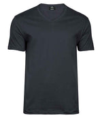 Tee Jays V Neck Sof T-Shirt Dark Grey