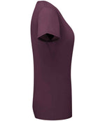 Fruit of the Loom Ladies Iconic 195 T-Shirt Dark Plum