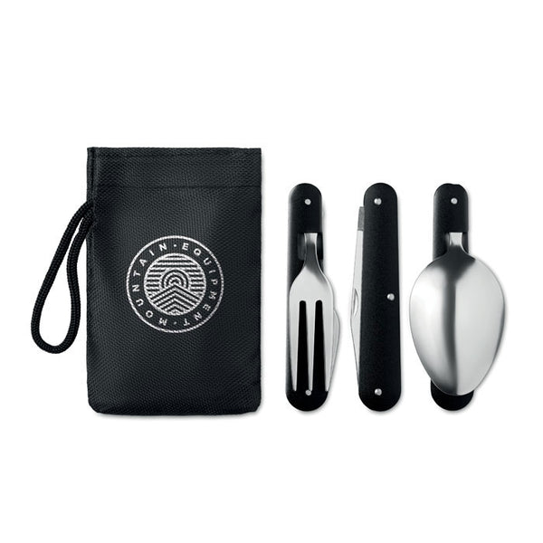 Branded 3-piece camping utensils set