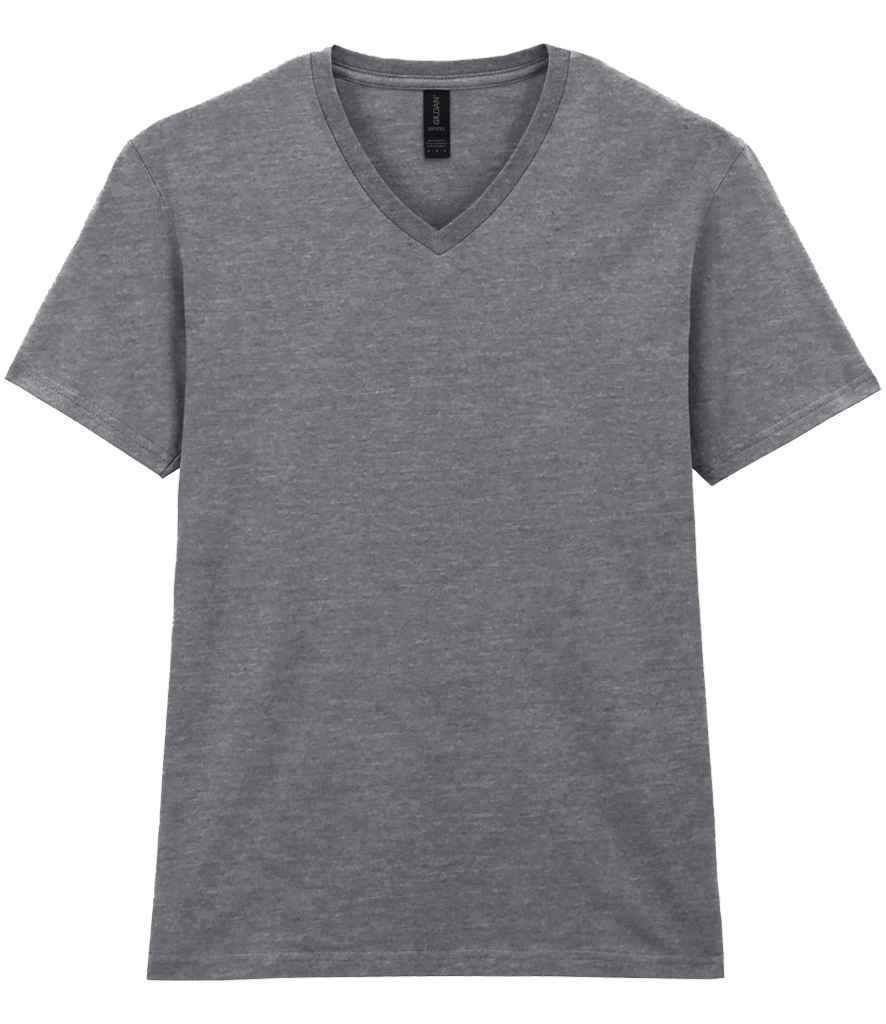 Gildan SoftStyle® V Neck T-Shirt Sport Grey
