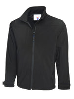 Branded Deluxe Full Zip Soft Shell Jacket