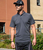 Spiro Impact Performance Aircool Polo Shirt Grey