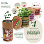 Seed Drum Cardboard Tube Corn Flower