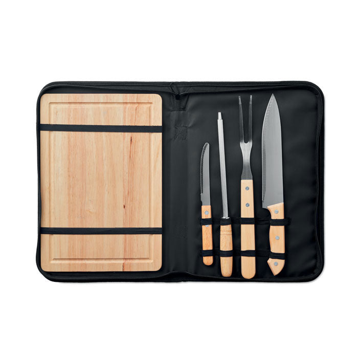 Branded Set of 4 BBQ Grilling accessories