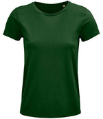 SOL'S Ladies Crusader Organic T-Shirt Bottle Green