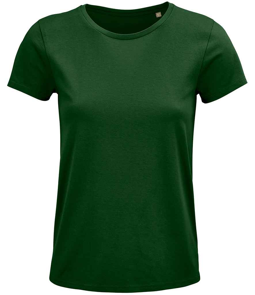 SOL'S Ladies Crusader Organic T-Shirt Bottle Green