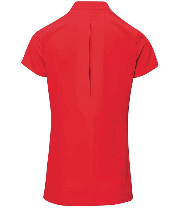 Premier Ladies Blossom Short Sleeve Tunic Strawberry Red