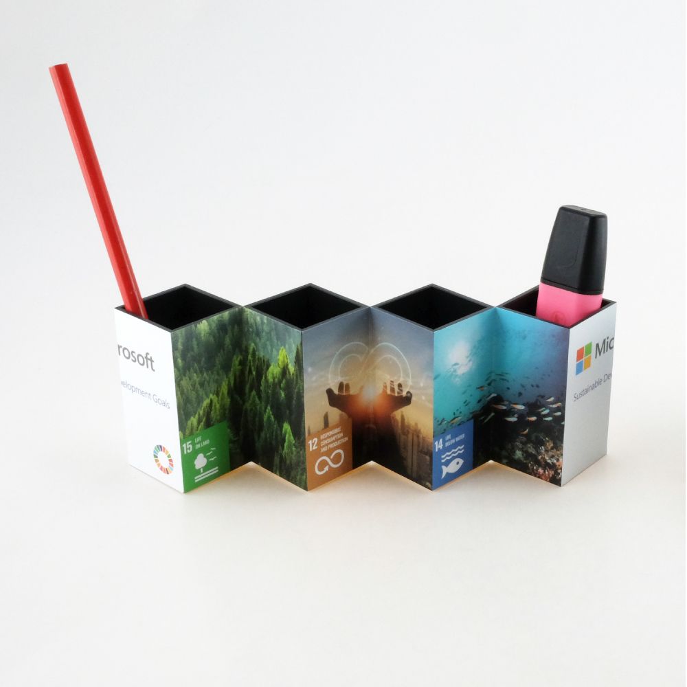 Branded Magic Flip Pen Pot