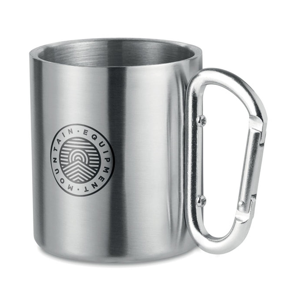 Branded Metal mug & carabiner handle