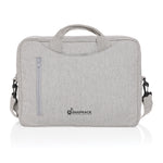 Branded Laluka AWARE™ recycled cotton 15.4 inch laptop bag