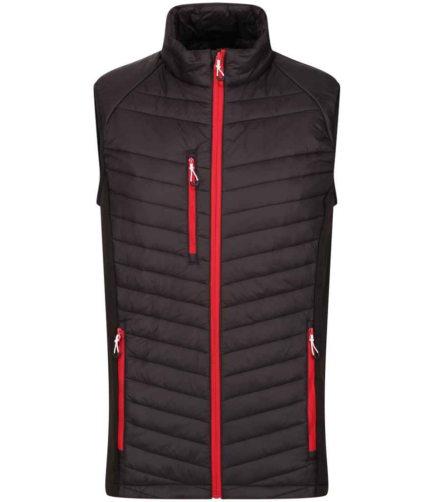 Regatta Navigate Hybrid Bodywarmer Black/Classic Red