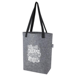 Felta GRS recycled felt tote bag with wide bottom 12L