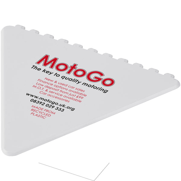 Frosty 2.0 triangular recycled plastic ice scraper