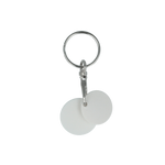 Multi Euro Trolley Coin Keyring