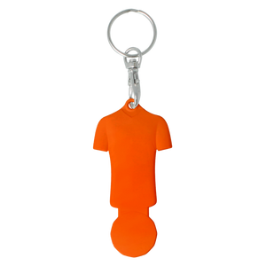 Shirt Shaped Trolley Stick Keyring