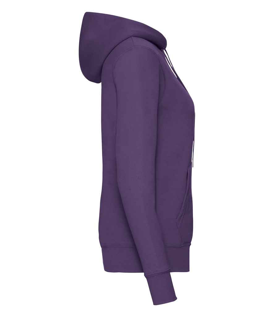 Fruit of the Loom Classic Lady Fit Hooded Sweatshirt Purple