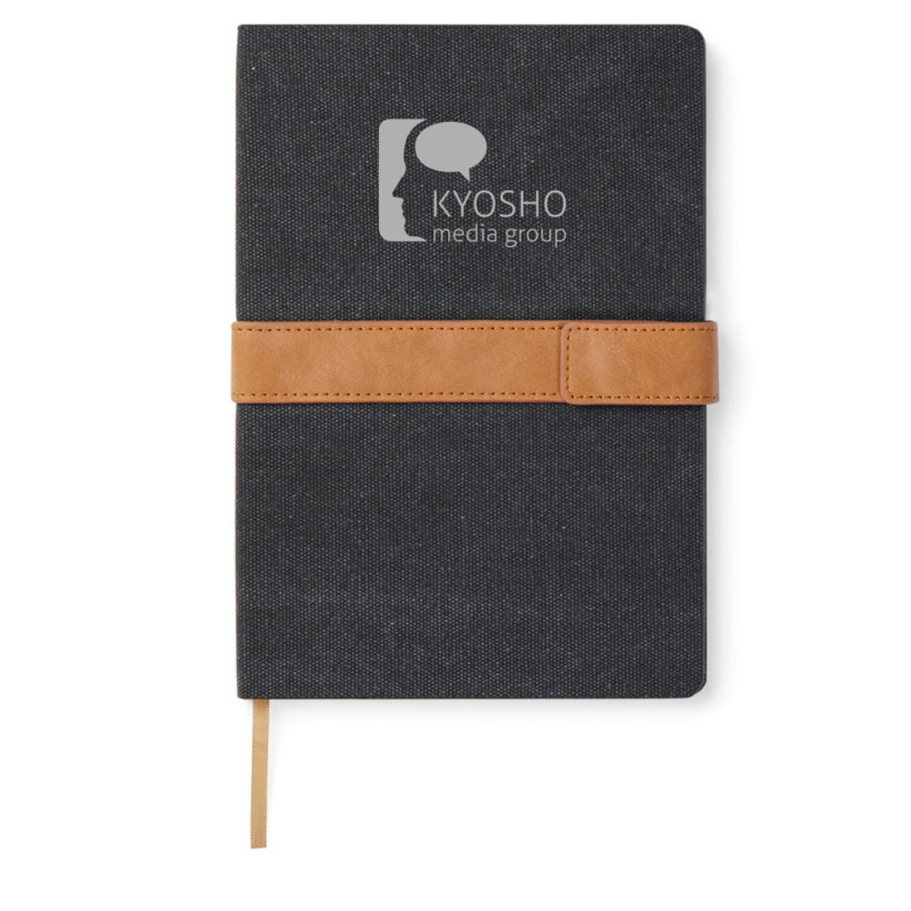 Vinga Bosler Recycled Paper Notebook Black