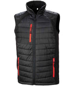 Result Genuine Recycled Compass Padded Gilet Black/Red