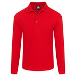 Orn Weaver Premium L/S Poloshirt Red
