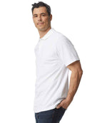 Gildan SoftStyle® Double Piqué Polo Shirt White