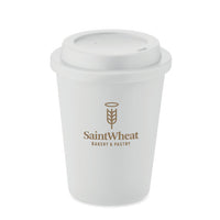 Double wall tumbler PP 300 ml with drinking lid