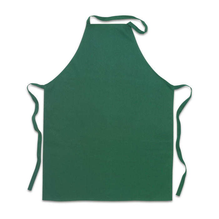 Kitchen apron in cotton Green