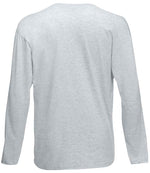 Fruit of the Loom Long Sleeve Value T-Shirt Heather Grey