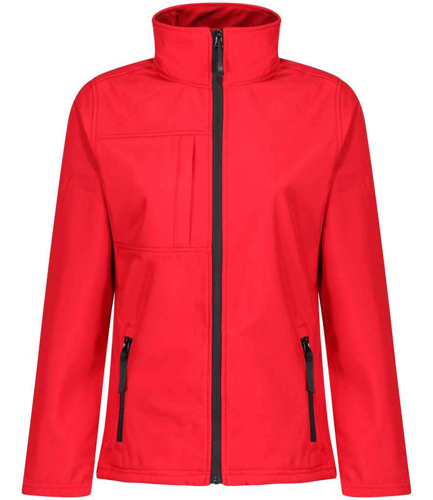 Regatta Ladies Octagon II Soft Shell Jacket Classic Red/Black