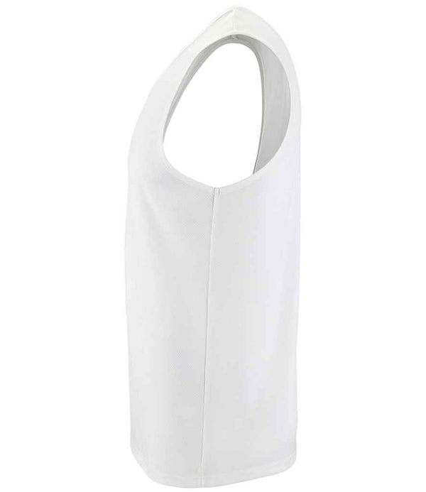 SOL'S Sporty Performance Tank Top White