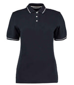 Kustom Kit Ladies St Mellion Tipped Cotton Piqué Polo Shirt