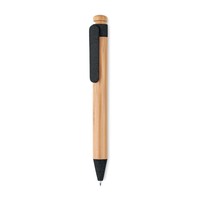 Branded Bamboo/Wheat-Straw ABS ball pen