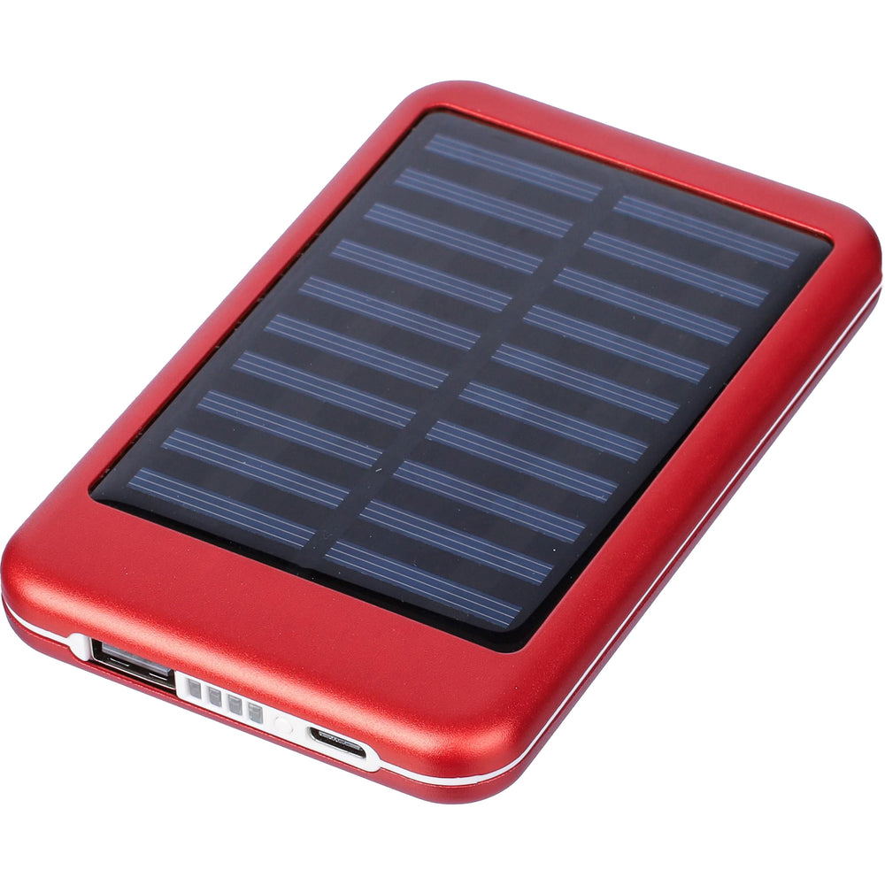 The Tycho - Aluminium solar power bank (4000 mAh)