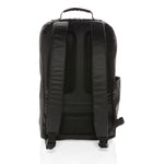Branded Fashion black 15.6" laptop backpack PVC free