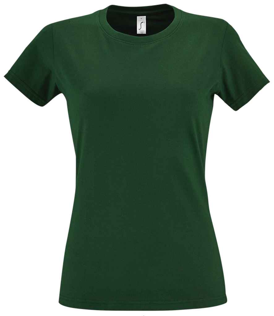 SOL'S Ladies Imperial Heavy T-Shirt Bottle Green