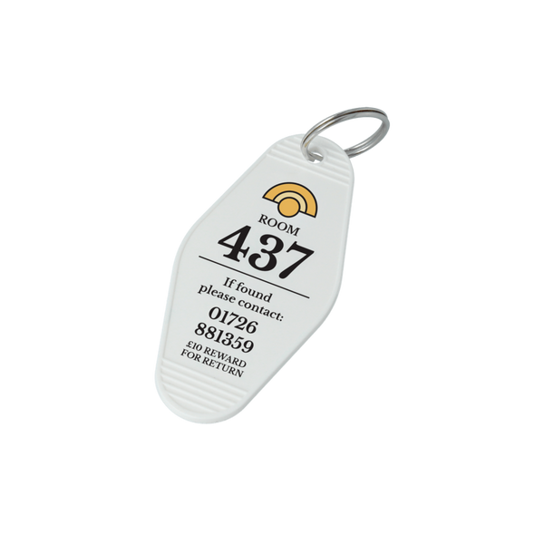 Retro Hotel Keyring