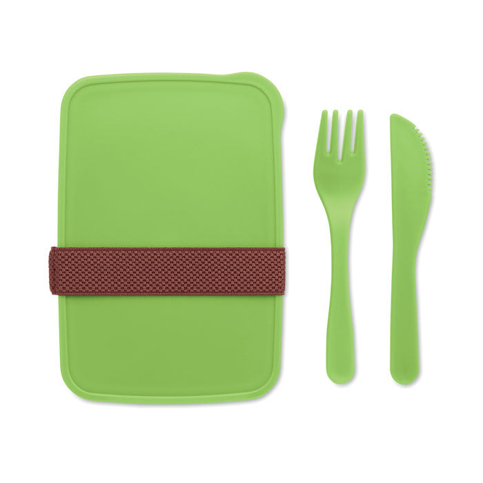 Branded Lunch box with cutlery