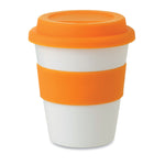 Branded PP tumbler with silicone lid