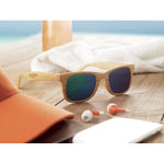Branded Wooden look sunglasses