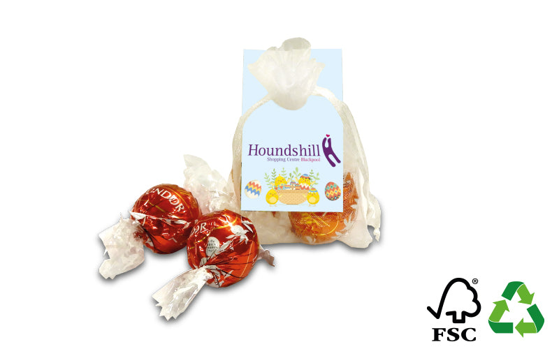 Organza Bag of Lindor Truffles