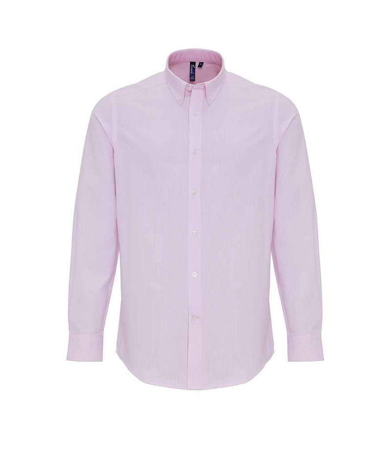 Premier Long Sleeve Striped Oxford Shirt