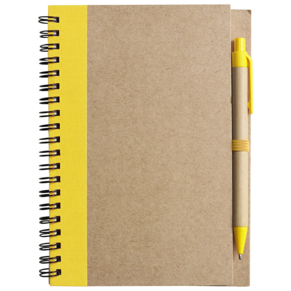 Smithen Cardboard notebook with ballpen