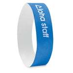 Branded One sheet of 10 wristbands
