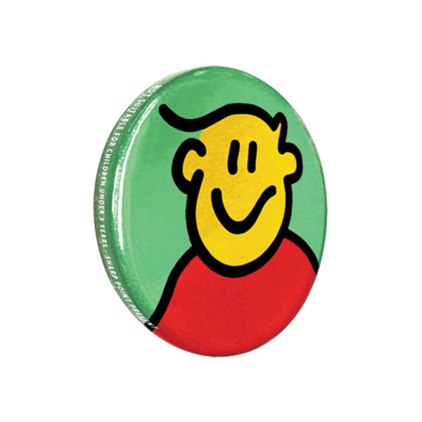 32mm Diameter Button Badge with D Pin