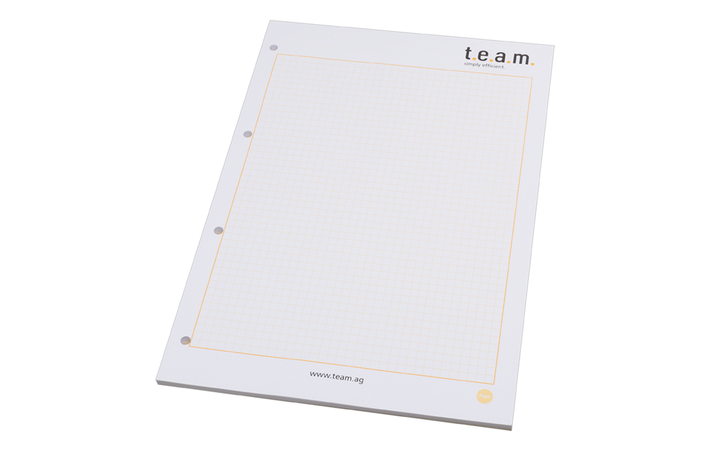 A5 Notepad with Wrapover Front Cover