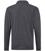 Fruit of the Loom Kids Long Sleeve Poly/Cotton Piqué Polo Shirt Dark Heather