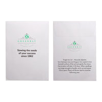 Seed Pack in White Paper Envelope