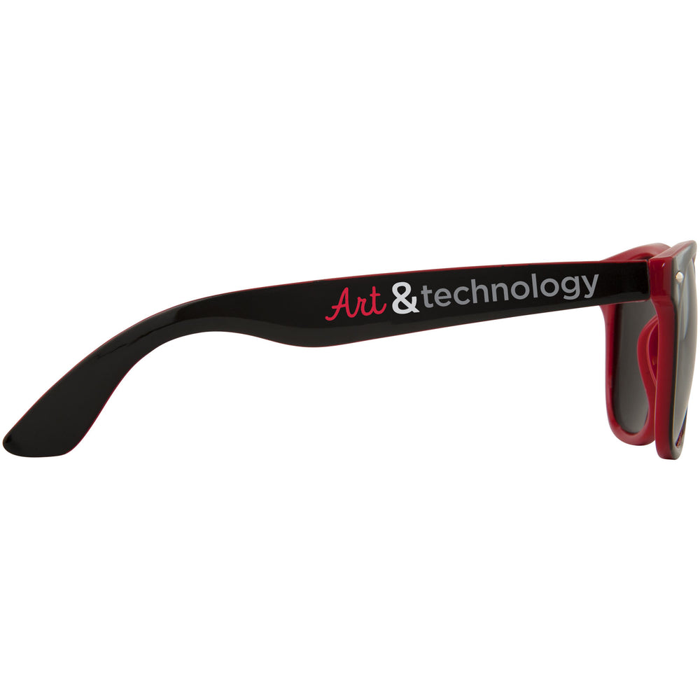 Branded Sun Ray sunglasses with two coloured tones